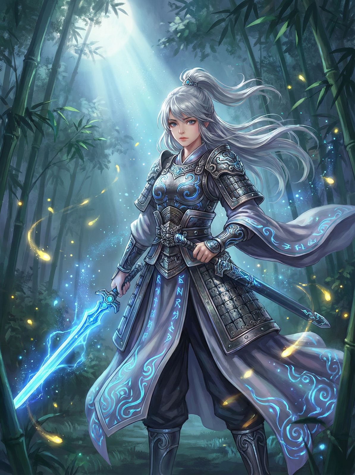 伊甸园动漫-银甲战姬竹林秘境篇